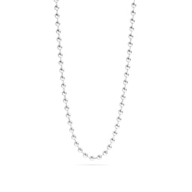 Stainless Steel Ball Bead Chain Necklace
