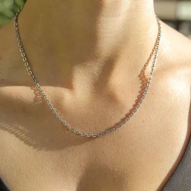 Stainless Steel Flat Oval Loop Chain