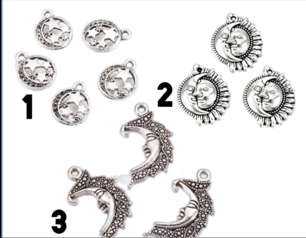Stainless Steel Charms Earth