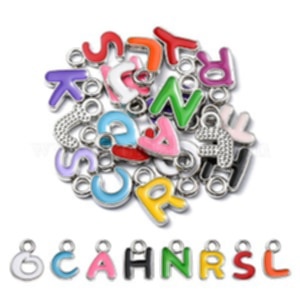 Stainless Steel Charm Letters